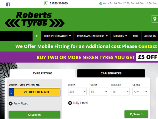 roberts tyres